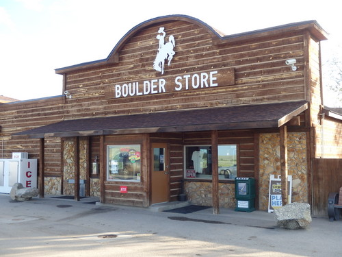 GDMBR: The famous Boulder Store and Gas Station, many cyclists resupply here.